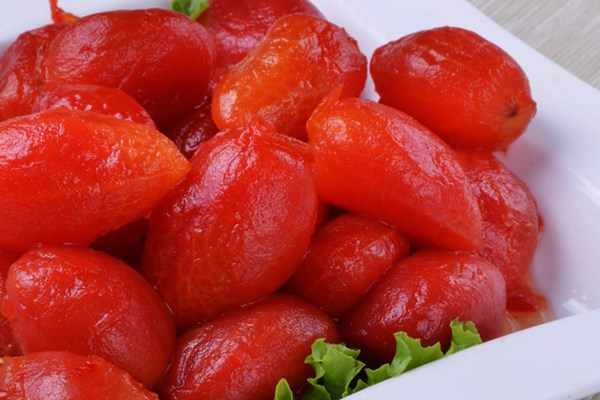 помидоры в собственном соку с томатной пастой