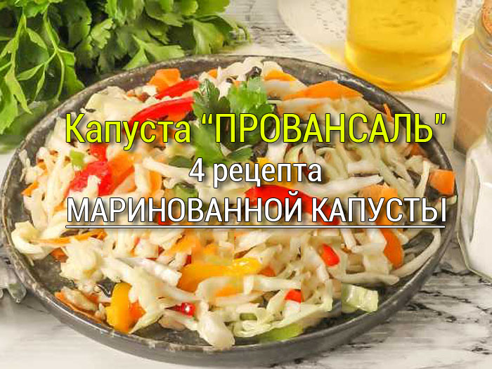 kapusta-provansal Cалат "Витаминный" из капусты с яблоком и морковью - Простые рецепты - женский сайт
