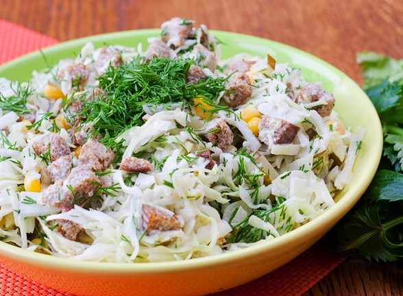 54362 Летний овощной салат в "чашечках" из картофеля - Простые рецепты - женский сайт
