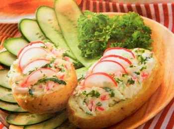 aq4 Весенний салат с огурцом и редисом с майонезом - Простые рецепты - женский сайт