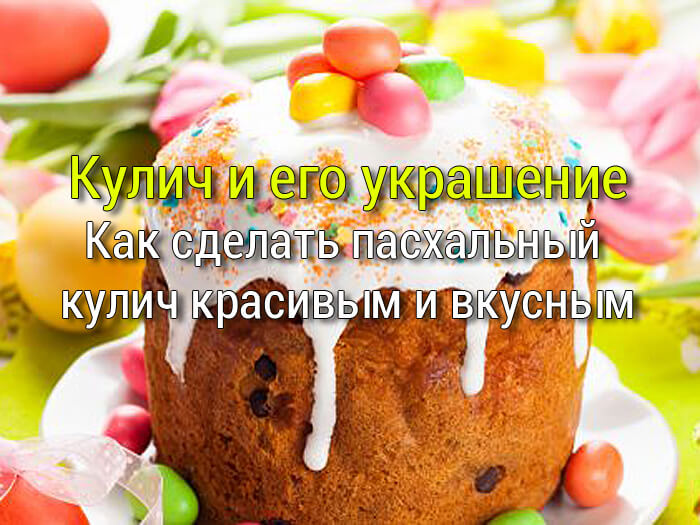 kulich-resept-i-ukrashenie-kulicha Вкусный пирог с творогом и сливой - Простые рецепты - женский сайт