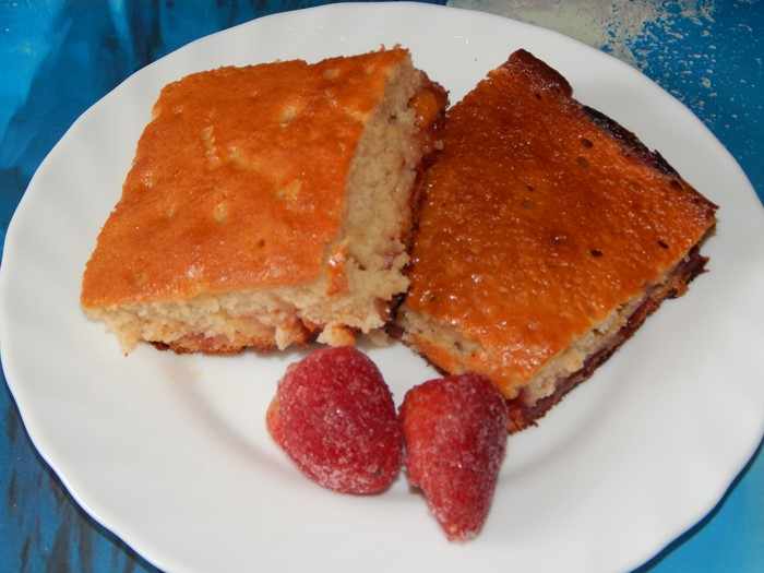 пирог на кефире с ягодами рецепт
