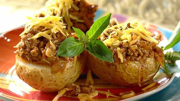 Cheesy Картофель печеный с начинкой - Простые рецепты - женский сайт